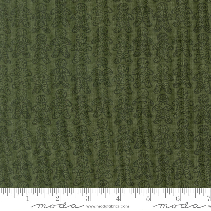Gingerbread Lane Holly Gingerbread Yardage by Kiley's Quilt Room for Moda Fabrics