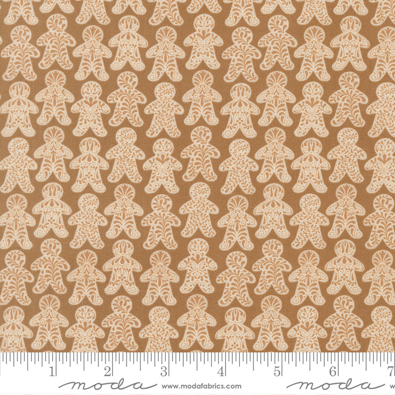 Gingerbread Lane Cocoa Gingerbread Yardage by Kiley's Quilt Room for Moda Fabrics