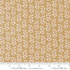 Gingerbread Lane Gingerbread Holly Yardage by Kiley's Quilt Room for Moda Fabrics