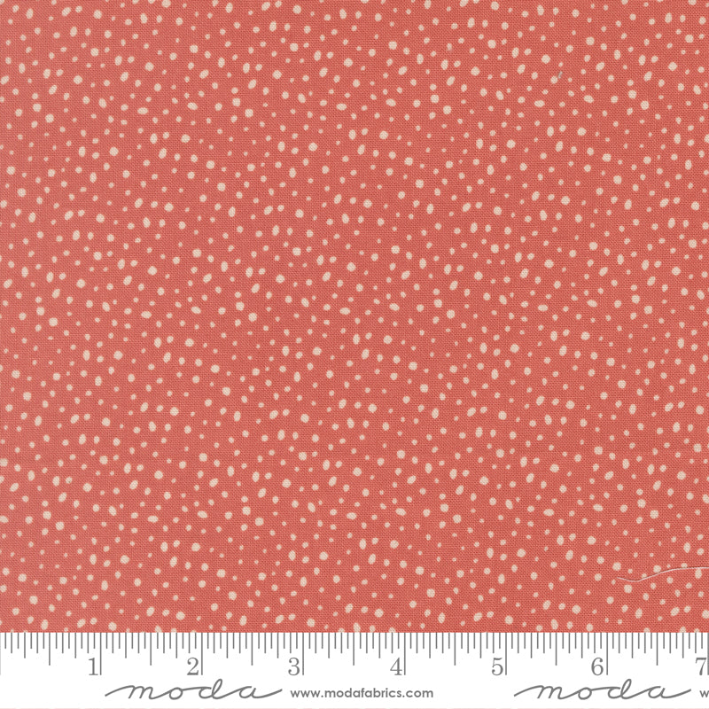 Gingerbread Lane Rosy Flurry Yardage by Kiley's Quilt Room for Moda Fabrics