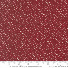 Gingerbread Lane Cranberry Flurry Yardage by Kiley's Quilt Room for Moda Fabrics