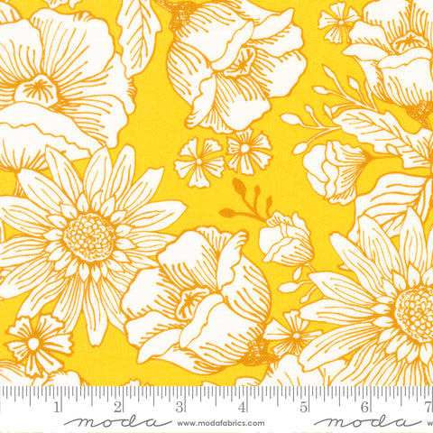 Sunflowers In My Heart Sunshine Jardin Yardage by Kate Spain for Moda Fabrics
