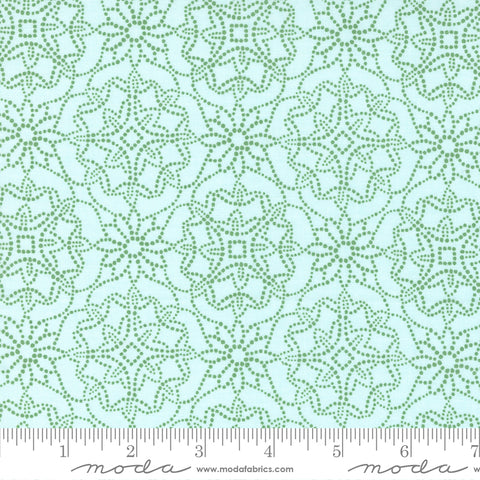 Sunflowers In My Heart Mist Coeur Yardage by Kate Spain for Moda Fabrics