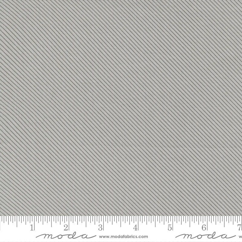 Peachy Keen Grey Stripes Yardage by Corey Yoder for Moda Fabrics