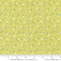 Cali & Co. Light Lime Vine and Bud Yardage by Corey Yoder for Moda Fabrics