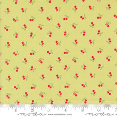 Cali & Co. Light Lime Cherries Yardage by Corey Yoder for Moda Fabrics