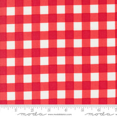 Coriander Colors Red Gingham Yardage by Corey Yoder for Moda Fabrics