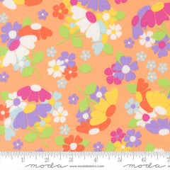 Joysome Cantaloupe Flower Fields Yardage by Corey Yoder for Moda Fabrics