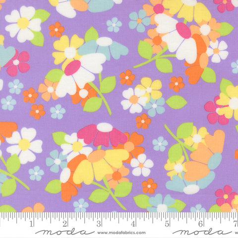 Joysome Lavender Flower Fields Yardage by Corey Yoder for Moda Fabrics