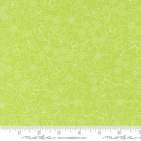 Joysome Grass Sunshine Sketch Yardage by Corey Yoder for Moda Fabrics
