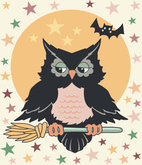 Owl-O-Ween Owl Panel by Urban Chiks for Moda Fabrics
