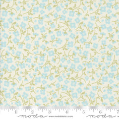 Dainty Meadow Porcelain Sky Meadow Yardage by Heather Briggs for Moda Fabrics