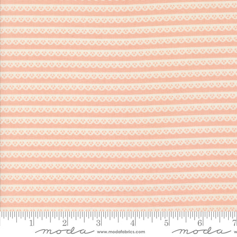 Dainty Meadow Rose Dainty Lace Stripe Yardage by Heather Briggs for Moda Fabrics