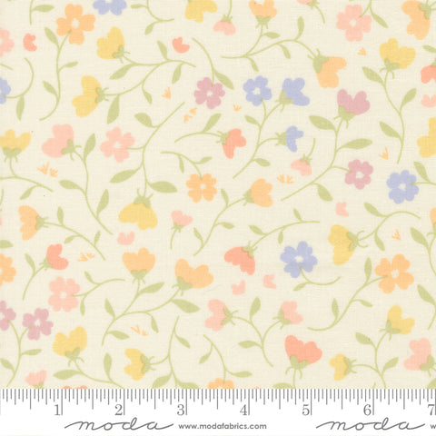 Pastel Prairie Porcelain Meadow Yardage by Heather Briggs for Moda Fabrics