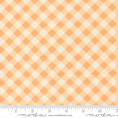 Pastel Prairie Apricot Gingham Yardage by Heather Briggs for Moda Fabrics