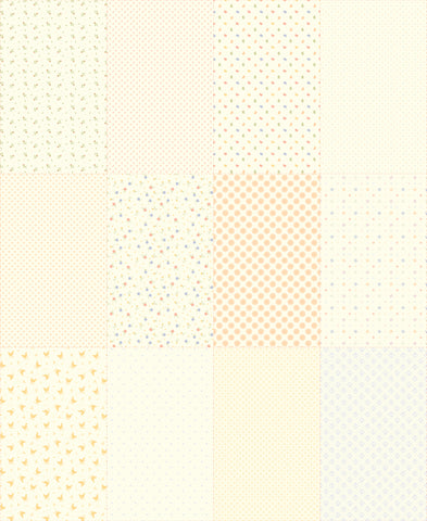 Pastel Prairie Low Volume Sampler Panel by Heather Briggs for Moda Fabrics
