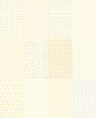 Pastel Prairie Low Volume Sampler Panel by Heather Briggs for Moda Fabrics