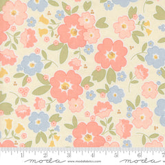 Handmade Sweetness Quilting Cuddle Porcelain Vintage Blooms Yardage by Heather Briggs for Moda Fabrics 