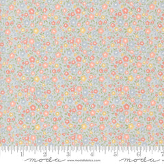 Handmade Sweetness Sky Bitty Blossoms Yardage by Heather Briggs for Moda Fabrics