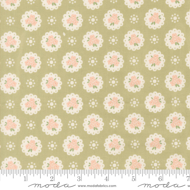 Handmade Sweetness Pear Doily Yardage by Heather Briggs for Moda Fabrics