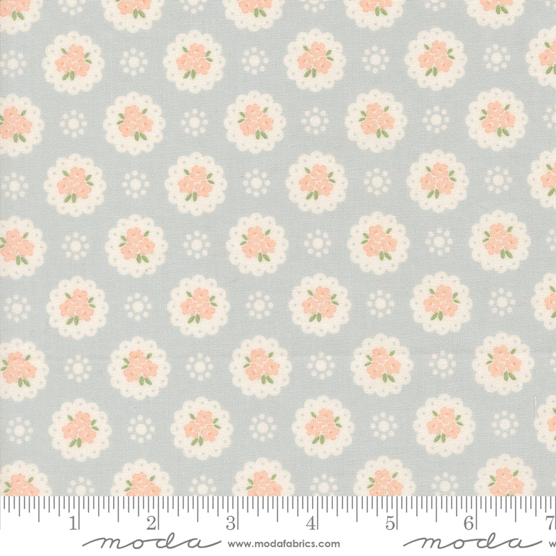 Handmade Sweetness Sky Doily Yardage by Heather Briggs for Moda Fabrics
