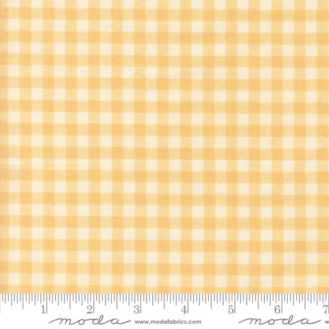 Handmade Sweetness Butterscotch Checks Yardage by Heather Briggs for Moda Fabrics
