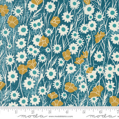 Field of Flowers Peacock Poppy Field Yardage by Katharine Watson for Moda Fabrics