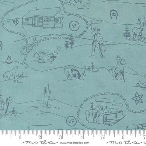 Saddle Ranch Pond Westward Yardage by Moda for Moda Fabrics