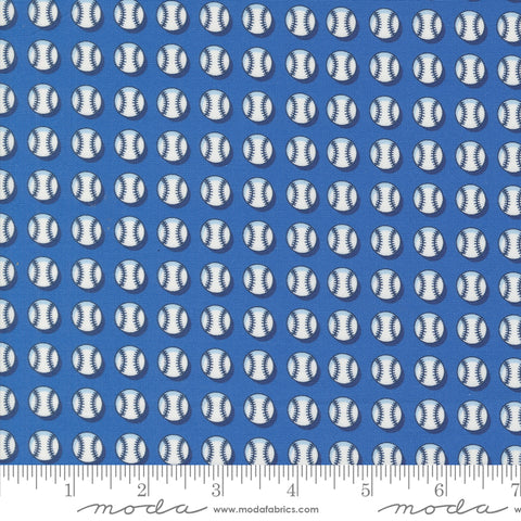 Play Ball Bluejay Fastball Yardage by Moda Fabrics