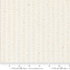Agatha Road Ghost Alphabet Yardage by Fig Tree & Co. for Moda Fabrics