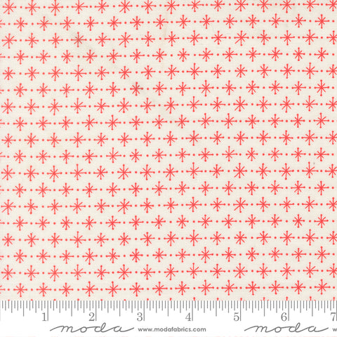 Rosie Whipped Cream Strawberry Twinkling Star Yardage by Fig Tree & Co. for Moda Fabrics