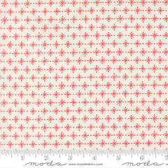 Rosie Whipped Cream Strawberry Twinkling Star Yardage by Fig Tree & Co. for Moda Fabrics 