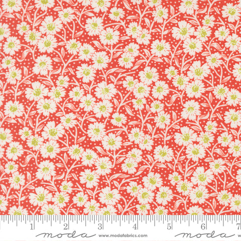 Rosie Strawberry Picnic Bloom Yardage by Fig Tree & Co. for Moda Fabrics