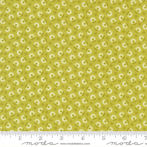 Rosie Green Apple Prairie Toss Yardage by Fig Tree & Co. for Moda Fabrics