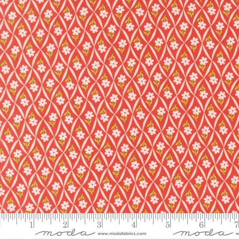 Rosie Strawberry Climbing Daisy Yardage by Fig Tree & Co. for Moda Fabrics
