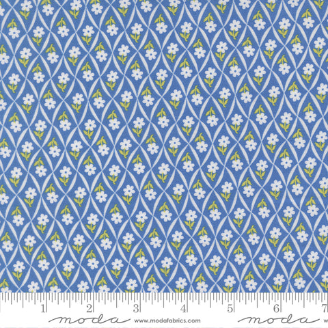 Rosie Blueberry Climbing Daisy Yardage by Fig Tree & Co. for Moda Fabrics