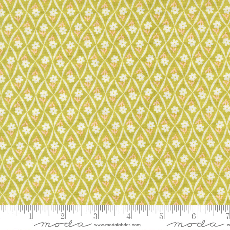 Rosie Green Apple Climbing Daisy Yardage by Fig Tree & Co. for Moda Fabrics