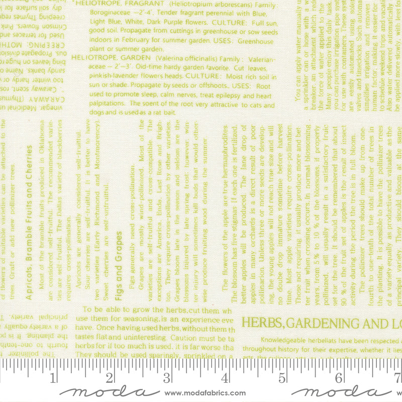 Summer's End Clover Garden Collage Yardage by Fig Tree & Co. for Moda Fabrics