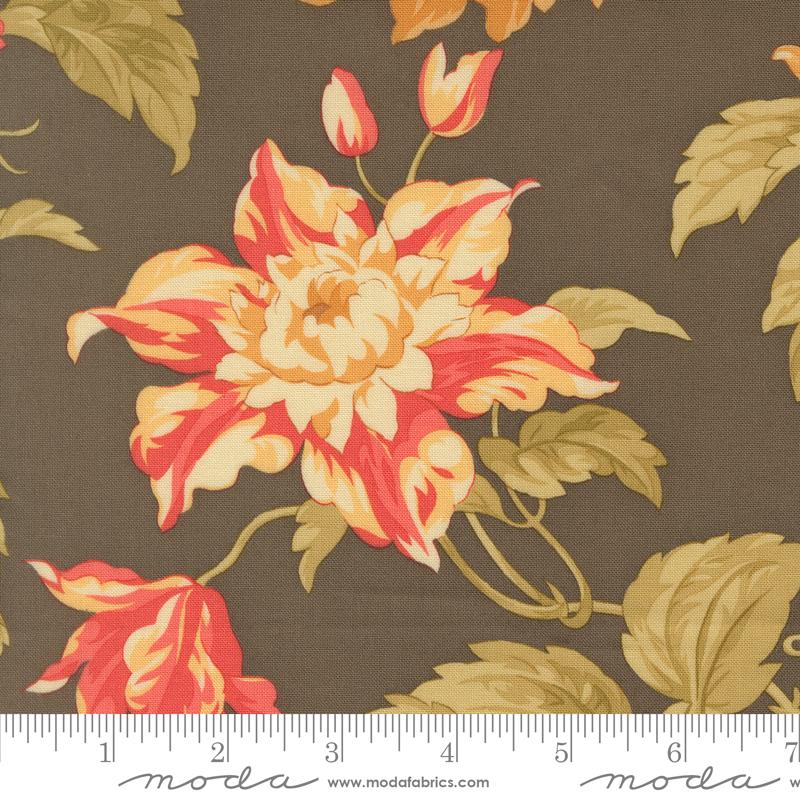 Butternut & Sage Earth Harvest Floral Yardage by Fig Tree & Co. for Moda Fabrics