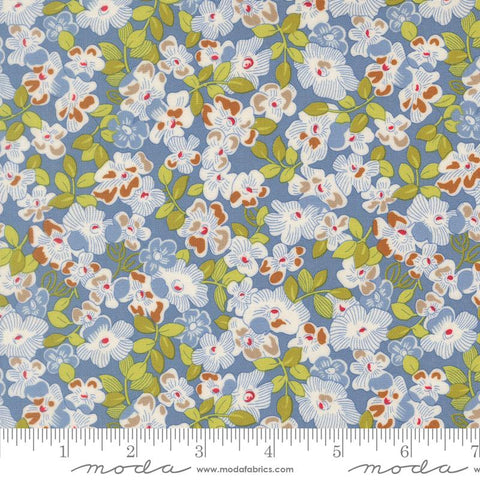 Butternut & Sage Dusk Fields of Flowers Yardage by Fig Tree & Co. for Moda Fabrics