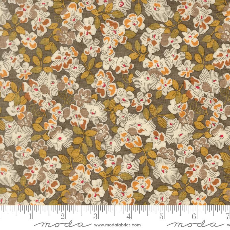 Butternut & Sage Earth Fields of Flowers Yardage by Fig Tree & Co. for Moda Fabrics