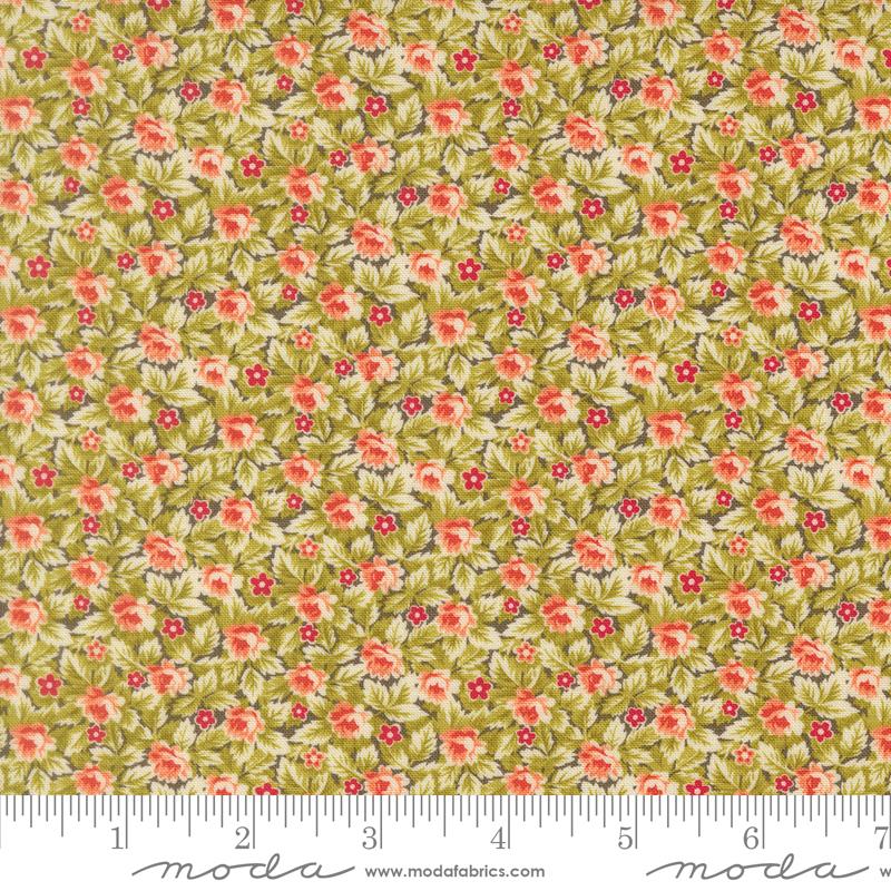 Butternut & Sage Sage Mums & Posies Yardage by Fig Tree & Co. for Moda Fabrics