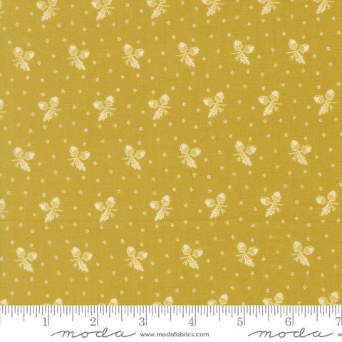 Butternut & Sage Citron Acorn Medley Yardage by Fig Tree & Co. for Moda Fabrics