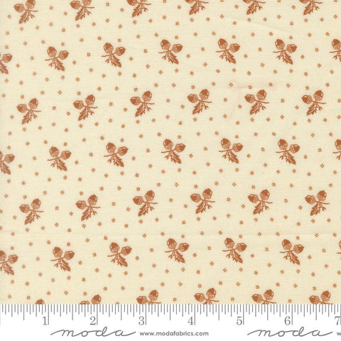 Butternut & Sage Cream Cinnamon Acorn Medley Yardage by Fig Tree & Co. for Moda Fabrics