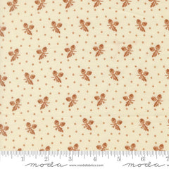 Butternut & Sage Cream Cinnamon Acorn Medley Yardage by Fig Tree & Co. for Moda Fabrics