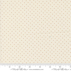 Butternut & Sage Cream Cinnamon Pindot Yardage by Fig Tree & Co. for Moda Fabrics