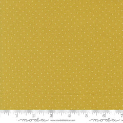 Butternut & Sage Citron Pindot Yardage by Fig Tree & Co. for Moda Fabrics
