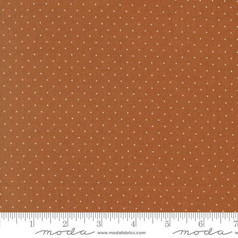 Butternut & Sage Cinnamon Pindot Yardage by Fig Tree & Co. for Moda Fabrics