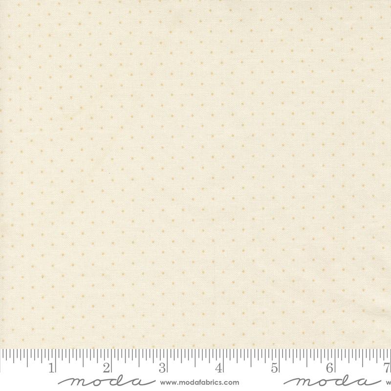 Butternut & Sage Cream Pindot Yardage by Fig Tree & Co. for Moda Fabrics