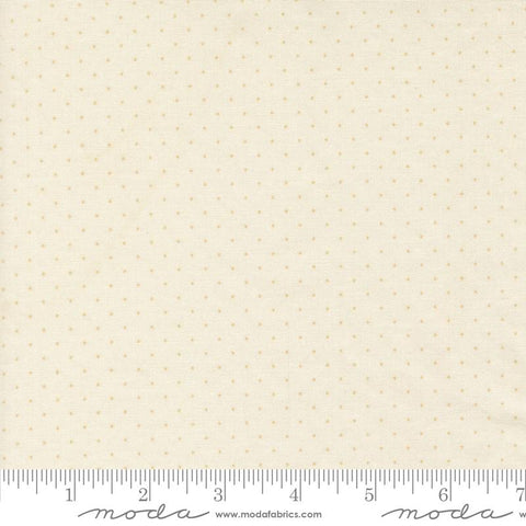 Butternut & Sage Cream Pindot Yardage by Fig Tree & Co. for Moda Fabrics